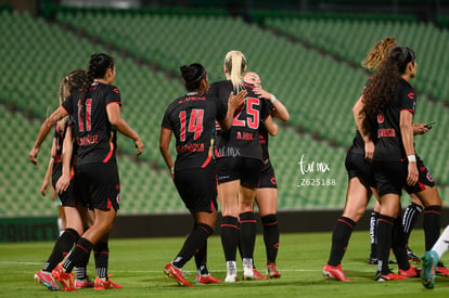 festejo de gol, Angelina Hix | Santos vs Tijuana femenil