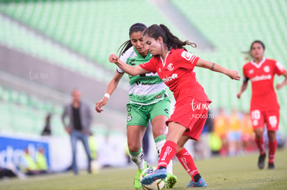 Brenda León, Patricia Jardón | Santos vs Toluca J10 C2023 Liga MX femenil