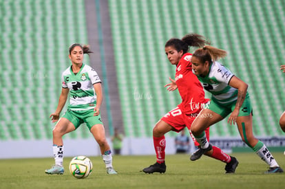 Alexia Villanueva, Brenda Da Graca | Santos vs Toluca J10 C2023 Liga MX femenil