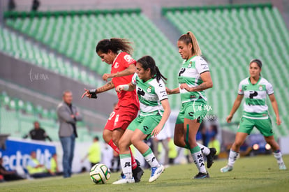 Alexia Villanueva, Brenda Da Graca, Judith Félix | Santos vs Toluca J10 C2023 Liga MX femenil