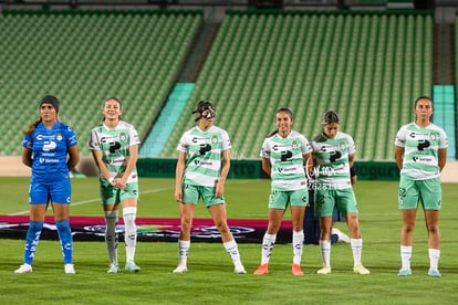 Michel Ruiz, Lia Romero, Hannia De Ávila, Sheila Pulido, Kat | Santos vs Toluca  femenil