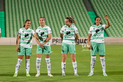 Luisa De Alba, Arlett Tovar, Lourdes De León, Brenda López | Santos vs Toluca  femenil