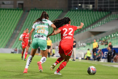 Michel Ruiz, Patricia Jardón | Santos vs Toluca  femenil