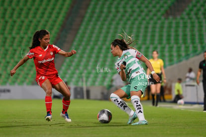 Patricia Jardón, Alexxandra Ramírez | Santos vs Toluca  femenil