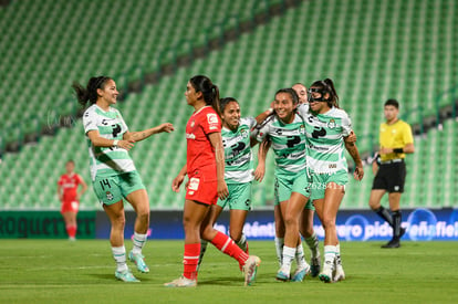 Lia Romero, Michel Ruiz, Katia Estrada | Santos vs Toluca  femenil