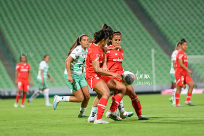 Cinthya Peraza, Jazmín López | Santos vs Toluca  femenil