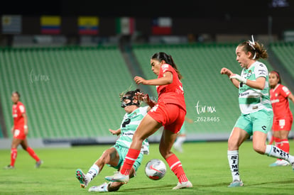 Lia Romero, Jazmín López | Santos vs Toluca  femenil