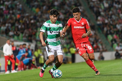 Maximiliano Araújo, Diego Medina | Santos vs Toluca J7 C2023 Liga MX