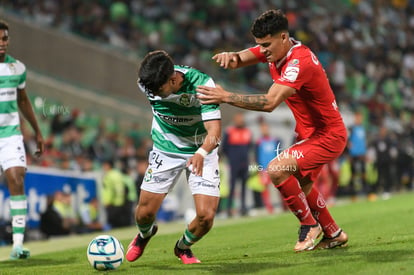 Maximiliano Araújo, Diego Medina | Santos vs Toluca J7 C2023 Liga MX