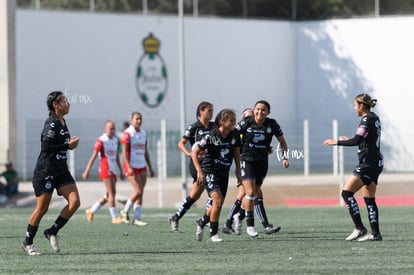 festejo gol, Jennifer Escareño, Joanna Aguilera | Santos Laguna vs Chivas Guadalajara sub 19