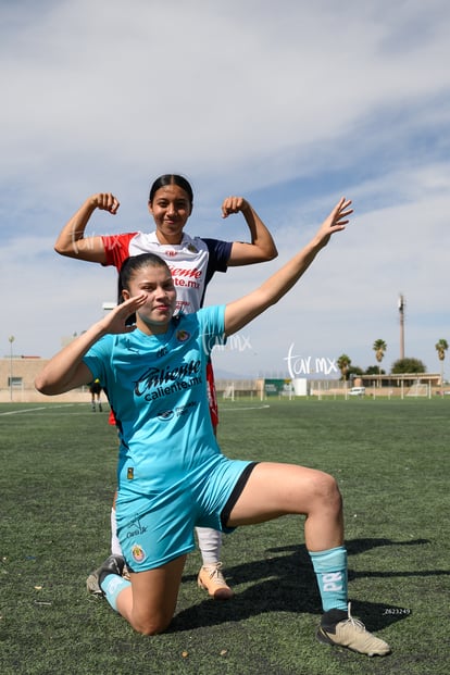 Valeria Nuñez, Valeria Alvarado | Santos Laguna vs Chivas Guadalajara sub 19