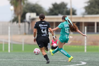 Cielo Maza, Britany Hernández | Santos Laguna vs Leon sub 19