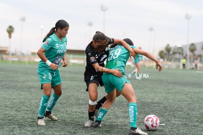 Karen Mendoza, Jennifer Escareño, Lili Rojas | Santos Laguna vs Leon sub 19