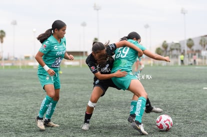 Karen Mendoza, Jennifer Escareño, Lili Rojas | Santos Laguna vs Leon sub 19