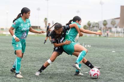 Karen Mendoza, Jennifer Escareño, Lili Rojas | Santos Laguna vs Leon sub 19