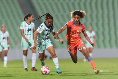 Kimberli Gómez, Olga Massombo | Santos Laguna vs Mazatlán FC femenil