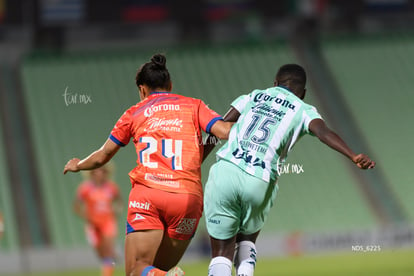 Gabriela Álvarez, Sandra Nabweteme | Santos Laguna vs Mazatlán FC femenil