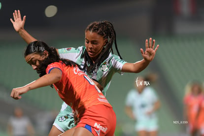 Kimberli Gómez, Samantha López | Santos Laguna vs Mazatlán FC femenil