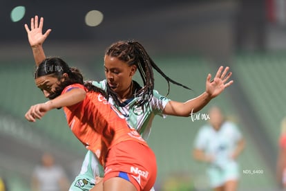 Kimberli Gómez, Samantha López | Santos Laguna vs Mazatlán FC femenil