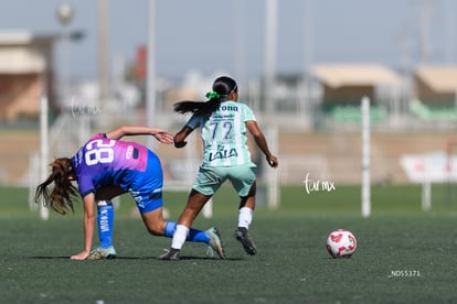 Sara Ortiz, Estefanía Cisneros | Santos Laguna vs Rayadas del Monterrey femenil sub19