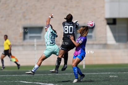 Britany Hernández, Sandra Guillermo, Yoselin Arredondo | Santos Laguna vs Rayadas del Monterrey femenil sub19