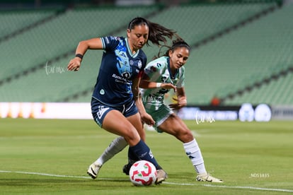 Michel Ruiz, Dulce Martínez | Santos Laguna vs Puebla femenil