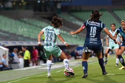 Michel Ruiz, Dulce Martínez | Santos Laguna vs Puebla femenil