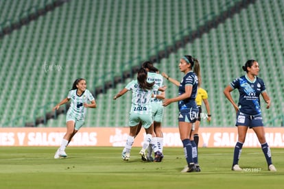 celebran gol | Santos Laguna vs Puebla femenil