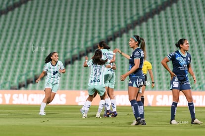 celebran gol | Santos Laguna vs Puebla femenil