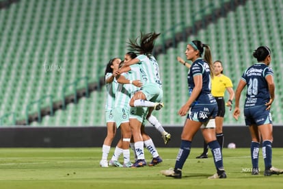 celebran gol | Santos Laguna vs Puebla femenil