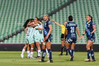 celebran gol | Santos Laguna vs Puebla femenil