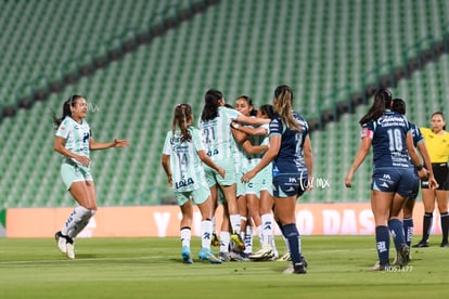 celebran gol | Santos Laguna vs Puebla femenil