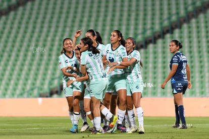 celebran gol | Santos Laguna vs Puebla femenil