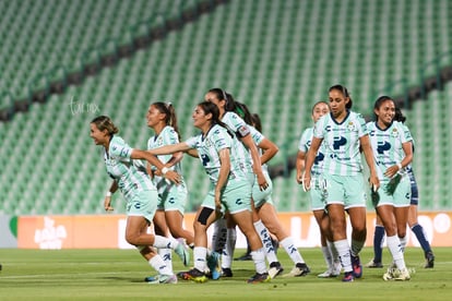 celebran gol | Santos Laguna vs Puebla femenil