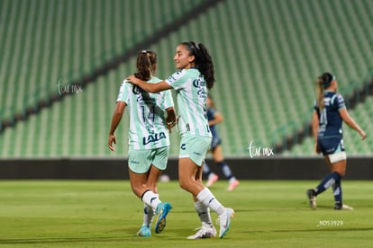 Doménica Rodríguez, Kimberli Gómez | Santos Laguna vs Puebla femenil