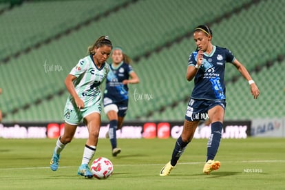 Kimberli Gómez, Barbara Murillo | Santos Laguna vs Puebla femenil