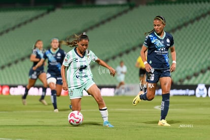 Kimberli Gómez, Barbara Murillo | Santos Laguna vs Puebla femenil