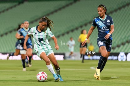 Kimberli Gómez, Barbara Murillo | Santos Laguna vs Puebla femenil