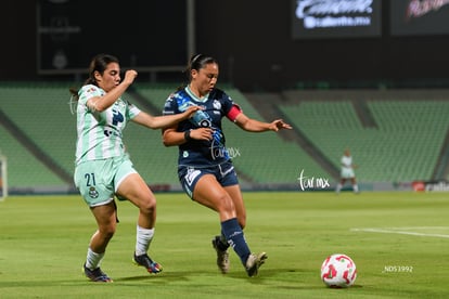 Dulce Martínez, Judith Félix | Santos Laguna vs Puebla femenil