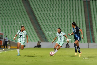 Kimberli Gómez, Michel Ruiz | Santos Laguna vs Puebla femenil