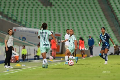 Kimberli Gómez, Diana Anguiano | Santos Laguna vs Puebla femenil