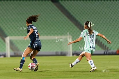 Ahtziri Méndez, Marianne Martínez | Santos Laguna vs Puebla femenil