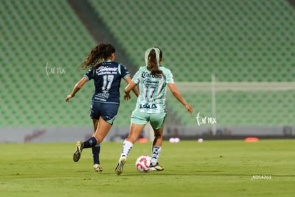 Ahtziri Méndez, Marianne Martínez | Santos Laguna vs Puebla femenil