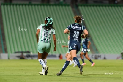 Mayte Valle, Luisa De Alba | Santos Laguna vs Puebla femenil