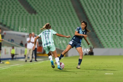 Kimberli Gómez, Ahtziri Méndez | Santos Laguna vs Puebla femenil