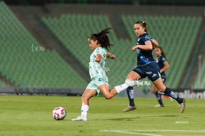 Luisa De Alba, Doménica Rodríguez | Santos Laguna vs Puebla femenil