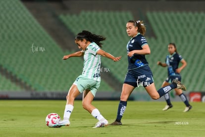 Luisa De Alba, Doménica Rodríguez | Santos Laguna vs Puebla femenil