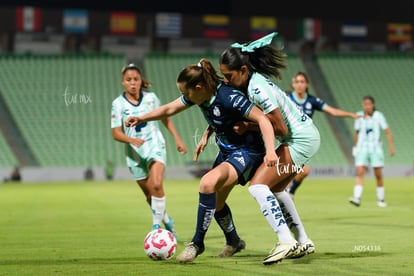 Mayte Valle, Luisa De Alba | Santos Laguna vs Puebla femenil