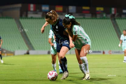 Mayte Valle, Luisa De Alba | Santos Laguna vs Puebla femenil