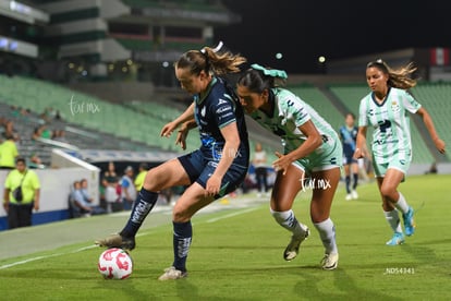 Mayte Valle, Luisa De Alba | Santos Laguna vs Puebla femenil